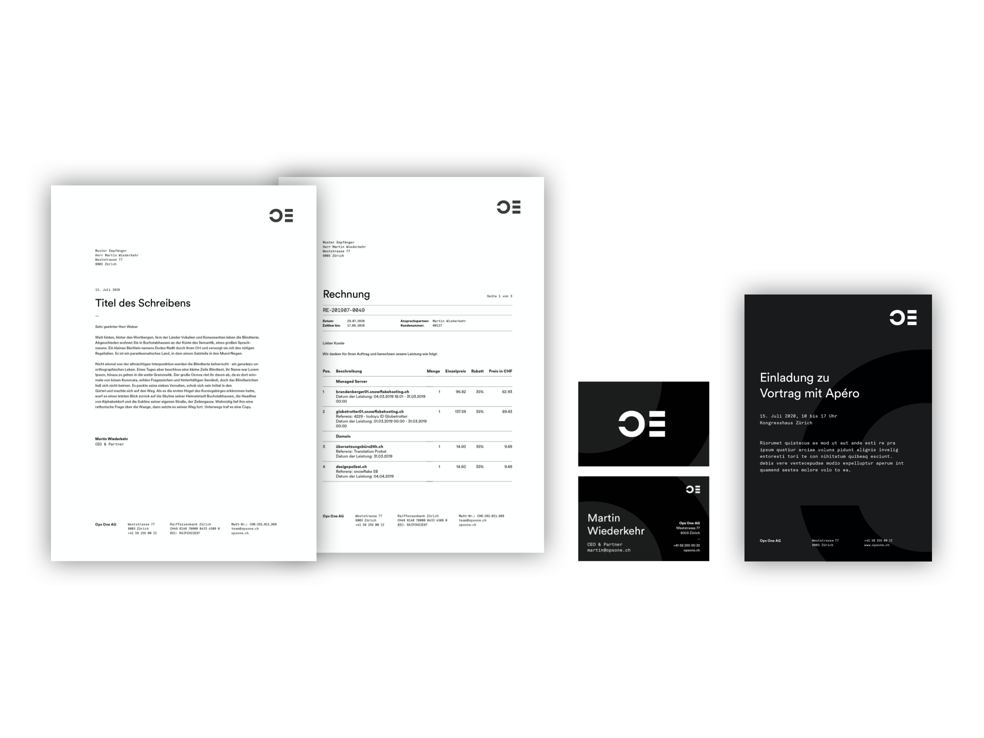 Print Anwendung, Akzidenzen